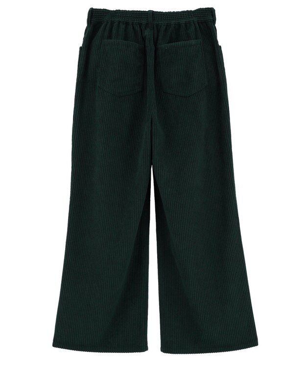Green Parks 太畝コーデュロイカラーパンツ Dark Green