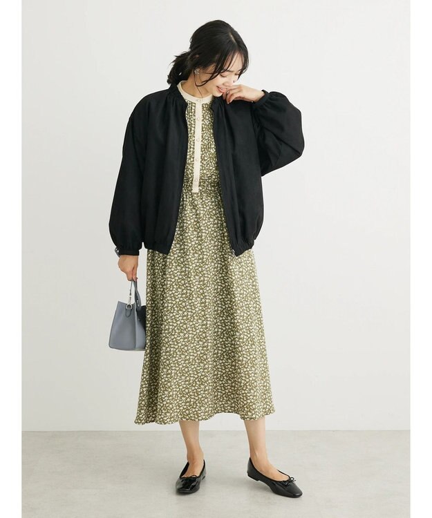 Green Parks ・ＥＬＥＮＣＡＲＥ　ＤＵＥ　コバナパイピングワンピ Khaki