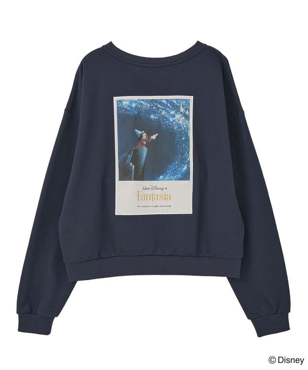 Green Parks ＦＡＮＴＡＳＩＡ／Ｖネックバッグプリントスウェット Navy