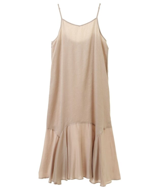 Green Parks ａ．マーメイドキャミワンピース Light Beige