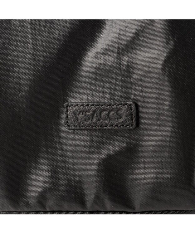 Y'SACCS コーティングワッシャートート Lサイズ ブラック