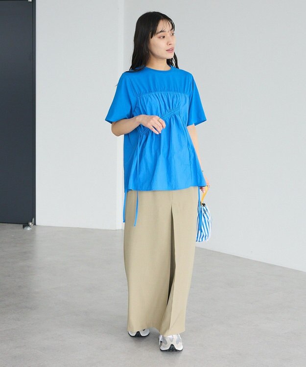 CRAFT STANDARD BOUTIQUE ギャザーデザインプルオーバー Blue