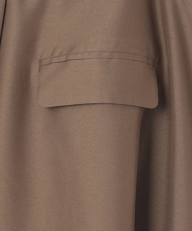 組曲 【洗える・涼感】シアーボイル スカート ダークブラウン系