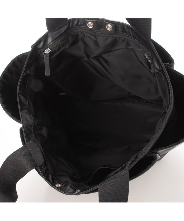 Y'SACCS コーティングワッシャートート Lサイズ ブラック