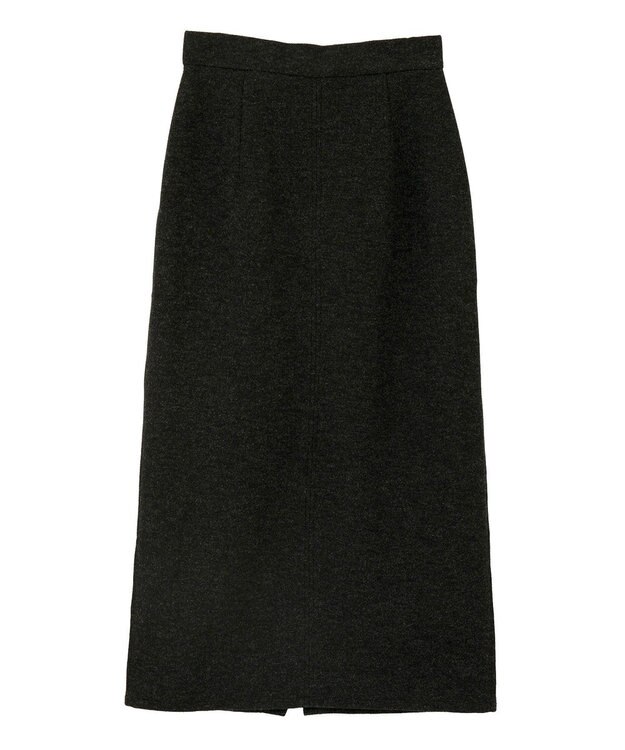 YECCA VECCA メルトンナロースカート Charcoal Gray