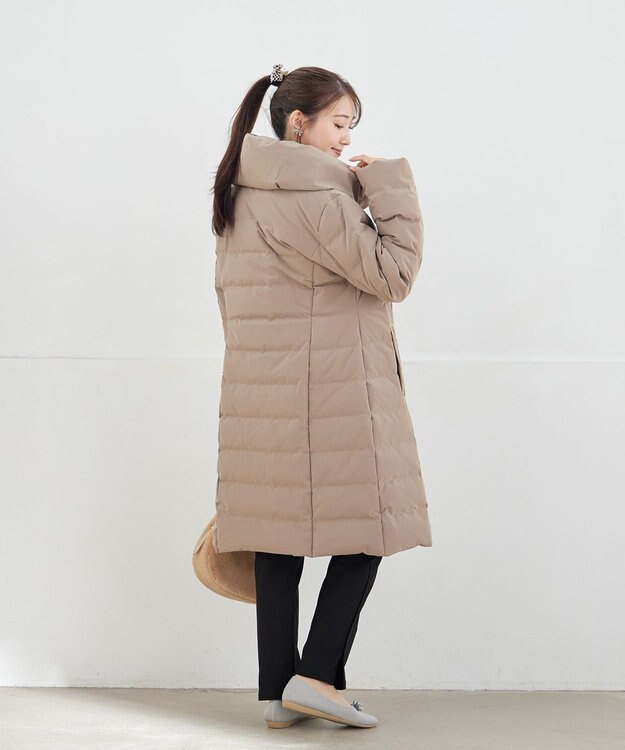 Tiaclasse ミドル丈ダウンコート モカ