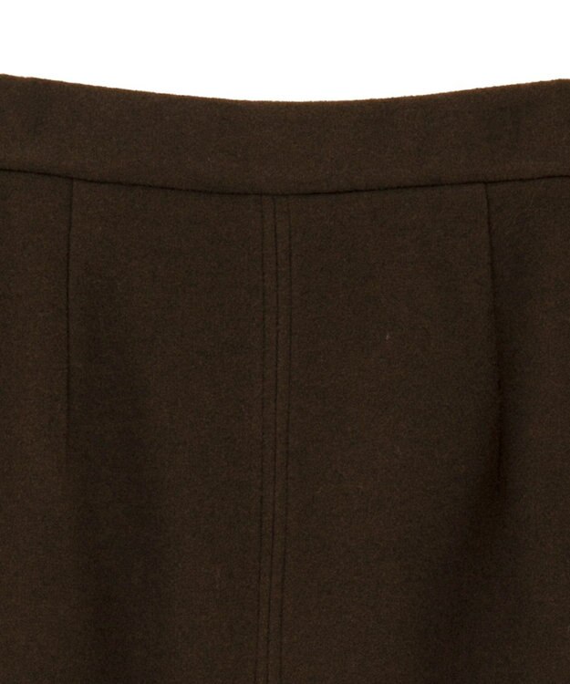 YECCA VECCA メルトンナロースカート Brown