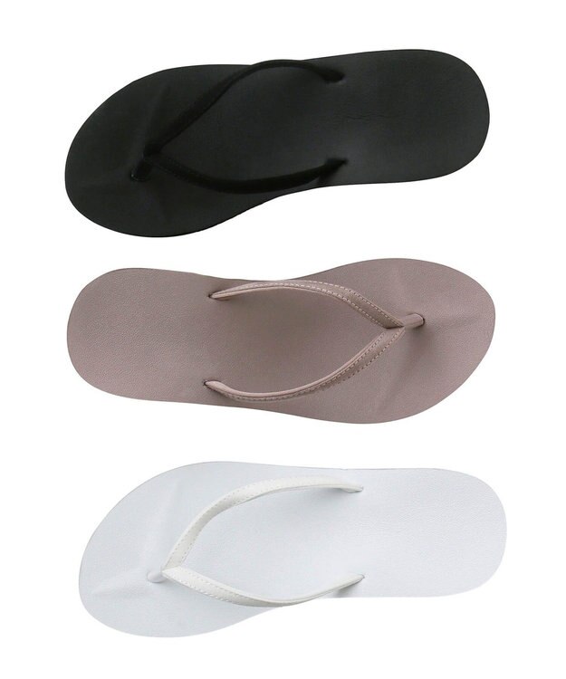 San-ai Resort（三愛水着楽園） シンプル厚底ビーチサンダル【San-ai Resort（サンアイリゾート）】 グレージュ