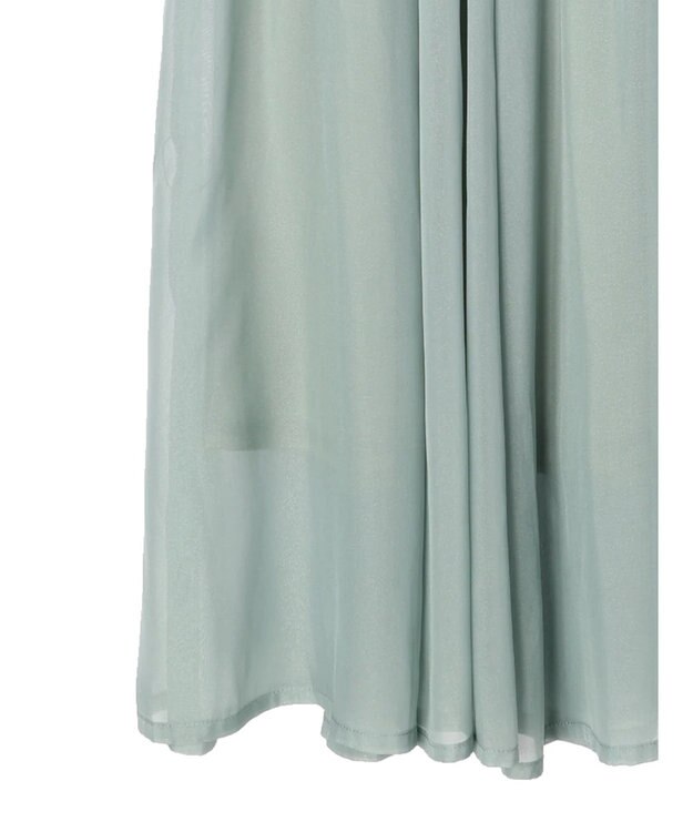 Green Parks ・ＥＬＥＮＣＡＲＥ　ＤＵＥ　ラメシフォンキャミワンピース Green