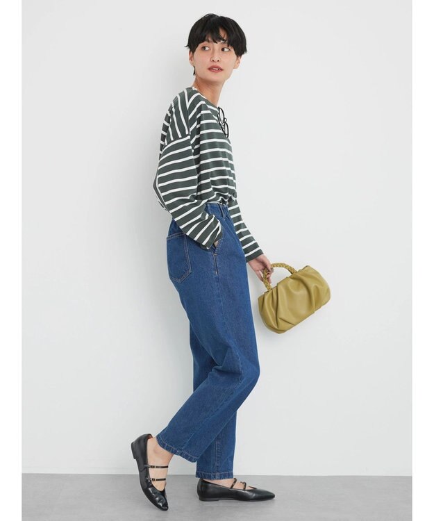 AMERICAN HOLIC デニムバルーンタックパンツ Indigo