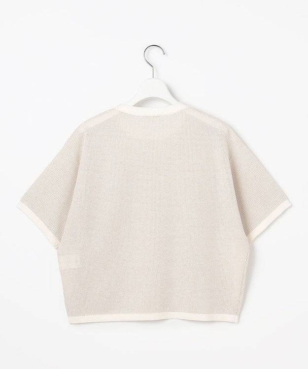 自由区 シアーメッシュニット Tシャツ オフ