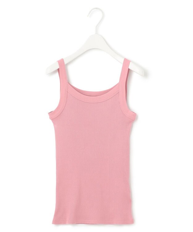 ICB オーガニックリブタンク キャミソール型 ピンク系