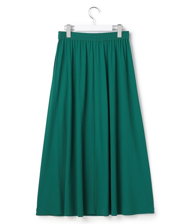 ICB 【先行予約・WEB限定】マットスキューバ フレアスカート エメラルド