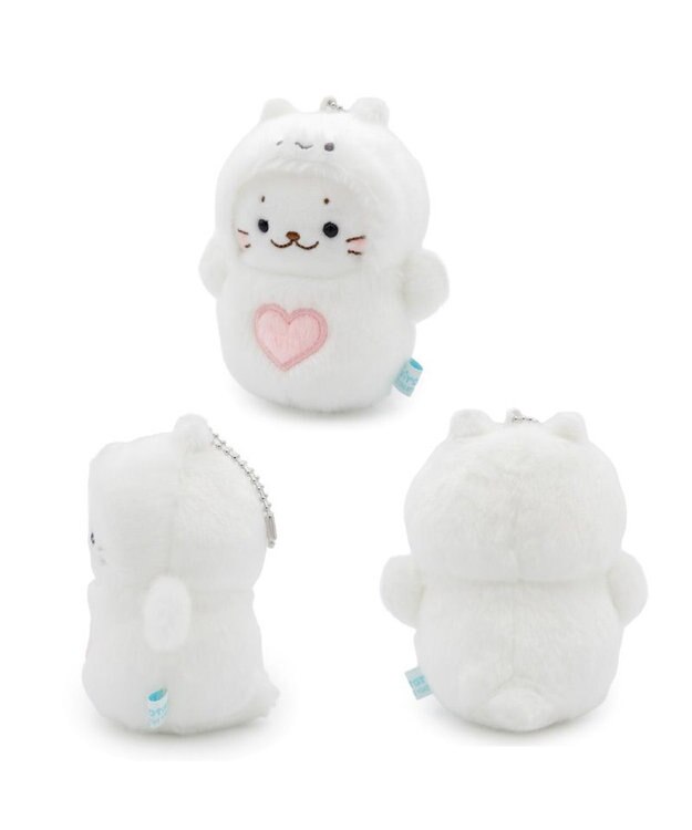 Mother garden しろたん ふわふわ キーホルダー 《クリオネ》 単品 クリオネ