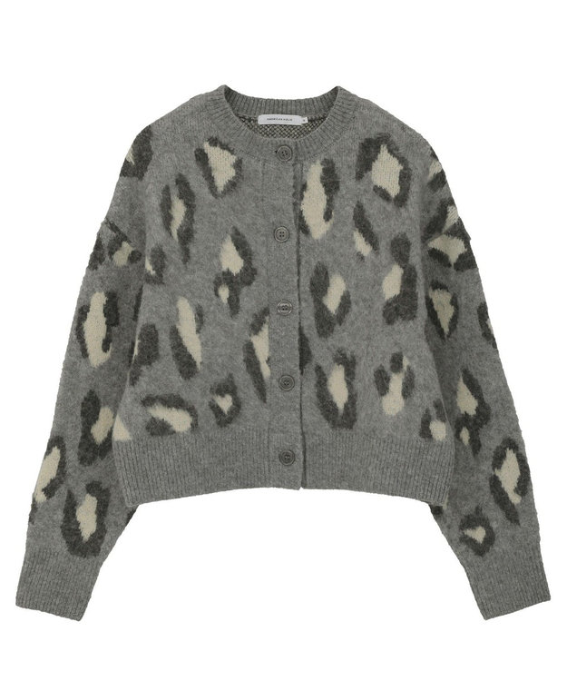レオパード柄ニットカーディガン / AMERICAN HOLIC | ファッション通販