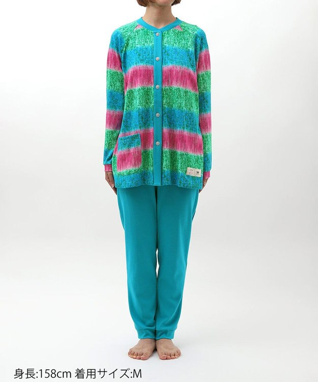 WACOAL パジャマ 【AVOCA×ワコール】 長袖 長ズボン 綿混(本体) レディース BDW746 /ワコール メロン