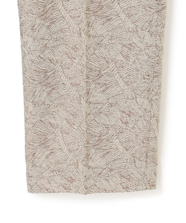 23区 【一部店舗限定/洗える】リネンライクジャカード セットアップ グレージュ系