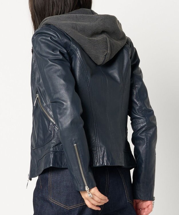 woadblue ＜DOMA＞HOODIE JACKET NAVY NAVY