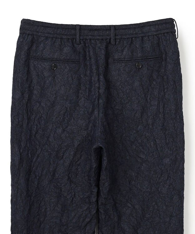 JOSEPH HOMME 【HIGH GRADE LINE】ブリーズリージャガード　ドロスト付ストレートパンツ / HOVE CONVERTIBLE ネイビー系