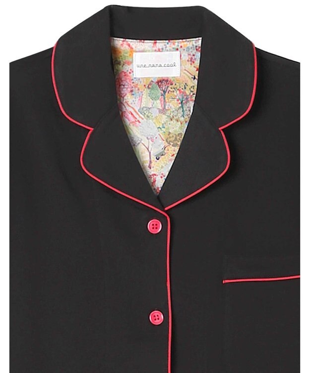 une nana cool 【綿100％】やわらかバズインレーパジャマ MADE WITH LIBERTY FABRIC BL