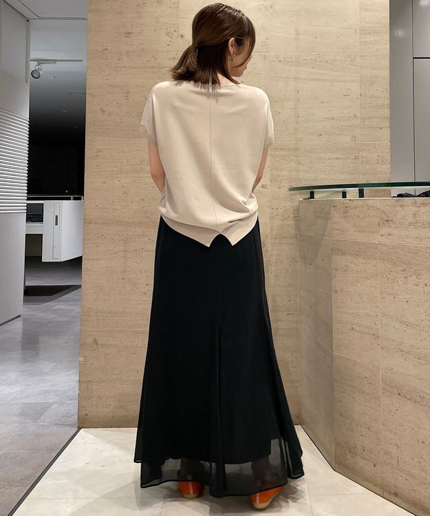 UNFILO L 【新色追加！/UVケア/接触冷感/抗菌防臭】スゴ機能 コンパクトニットＴ グレージュ系