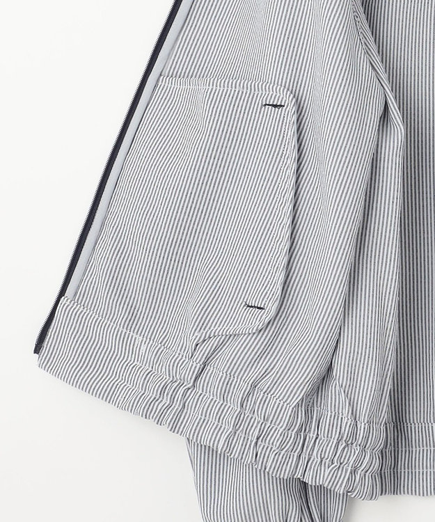 J.PRESS KIDS 【140-170cm】ステンカラー  ライトアウター ネイビーストライプ系