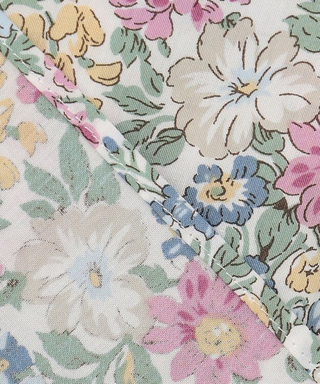 J.PRESS LADIES S 【洗える】 LIBERTY Honeydew/Kate&Mil スタンドカラー ブラウス ピンク系5