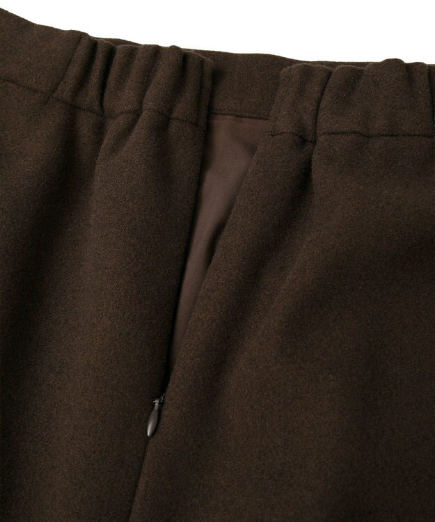 YECCA VECCA メルトンナロースカート Brown