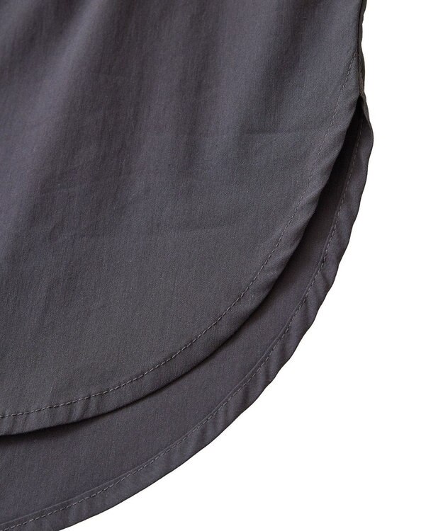 Green Parks ミニケーブルドッキングニットチュニック Charcoal Gray