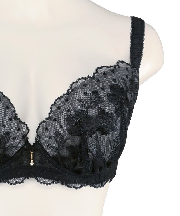 San-ai Resort（三愛水着楽園） エレガントコレクション 【2412】 単品ブラHIカップ ブラック