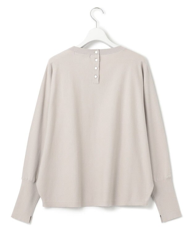 23区 【洗える/セットアップ対応】ヴィスコースストレッチ ドルマン ニット ベージュ系