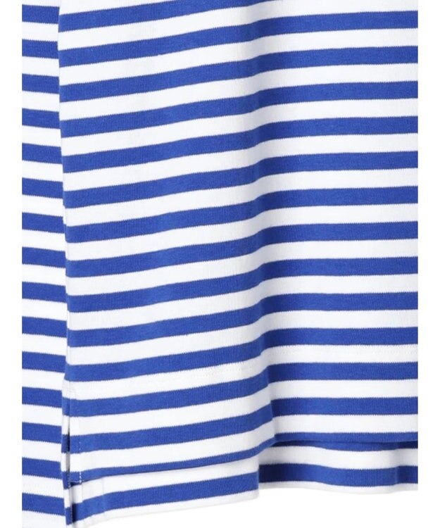 AMERICAN HOLIC Ｄａｉｌｙ　クルーネックカットプルオーバー Border Blue