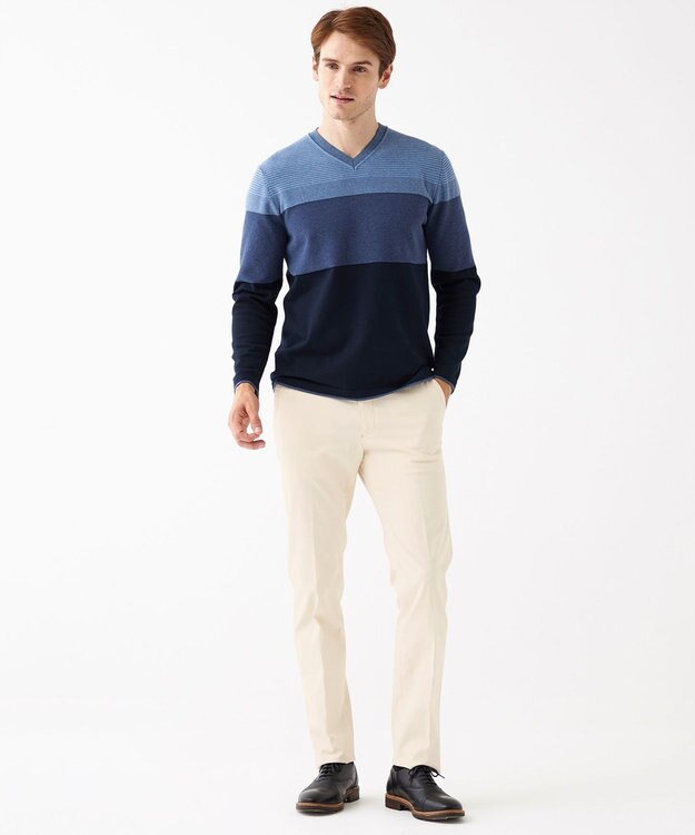 JOSEPH ABBOUD ハイパワーOGトリコチン  パンツ ホワイト系