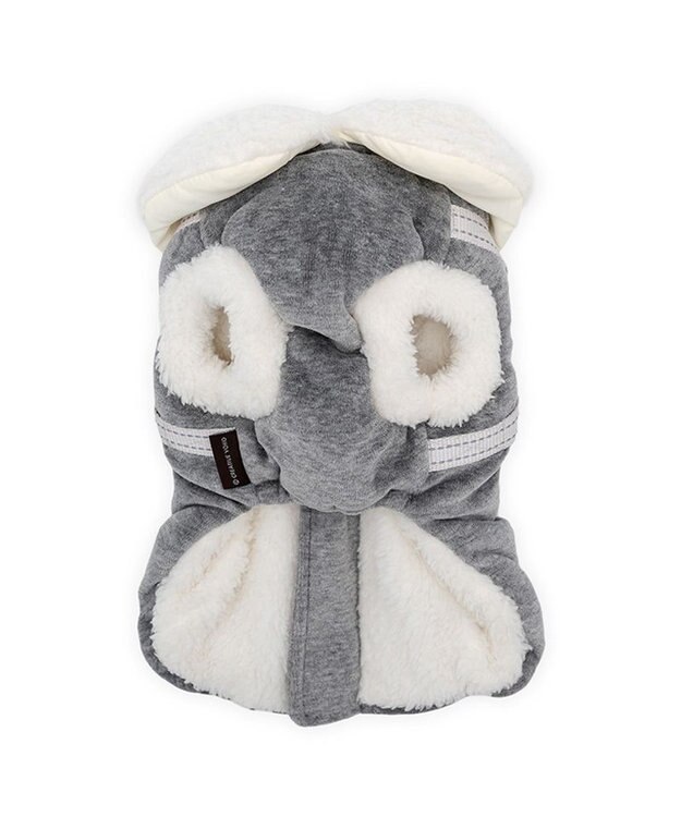 PET PARADISE ペットパラダイス アウターハーネス 《お花》 小型犬 グレー