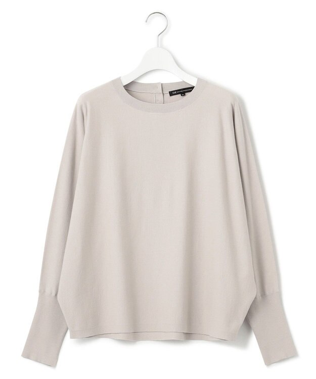 23区 【洗える/セットアップ対応】ヴィスコースストレッチ ドルマン ニット ベージュ系