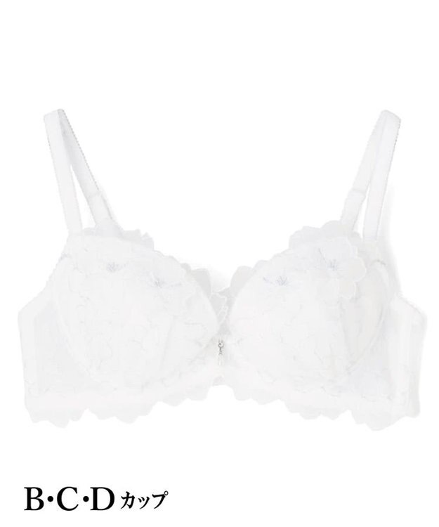 San-ai Resort（三愛水着楽園） 【SALE】エレガントコレクション【2505】単品ブラBCDカップ ホワイト