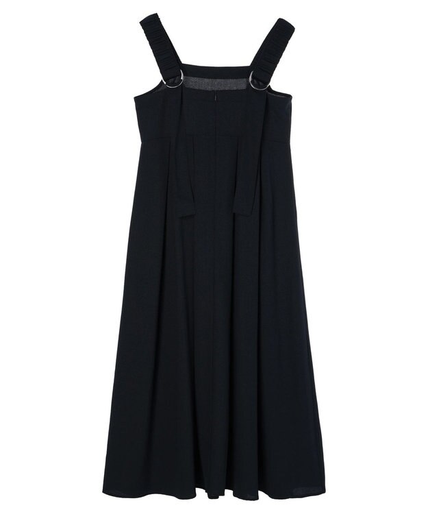 Green Parks armonia.ギャザーストラップワンピース Navy