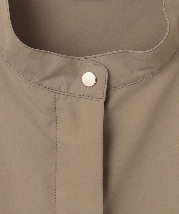 J.PRESS LADIES 【洗える・撥水】 Minotechライトタフタ ドロスト ジレ ブラウン系