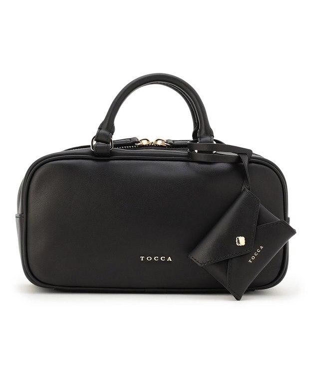 TOCCA CLAVIER LEATHER BOSTON BAG ボストンバッグ【古畑星夏さん着用】 ブラック系