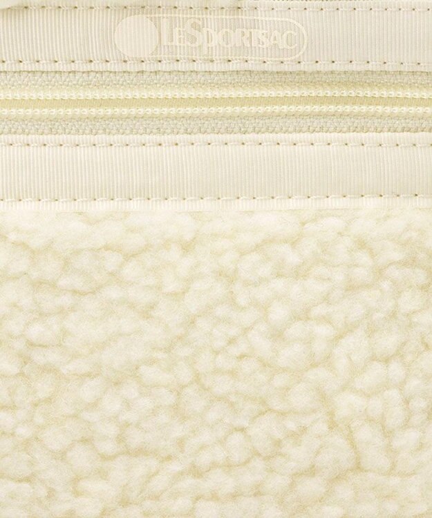 LeSportsac DENIM MINI N/S TOTE/ホワイトデニム/クリームシェルパ ホワイトデニム/クリームシェルパ