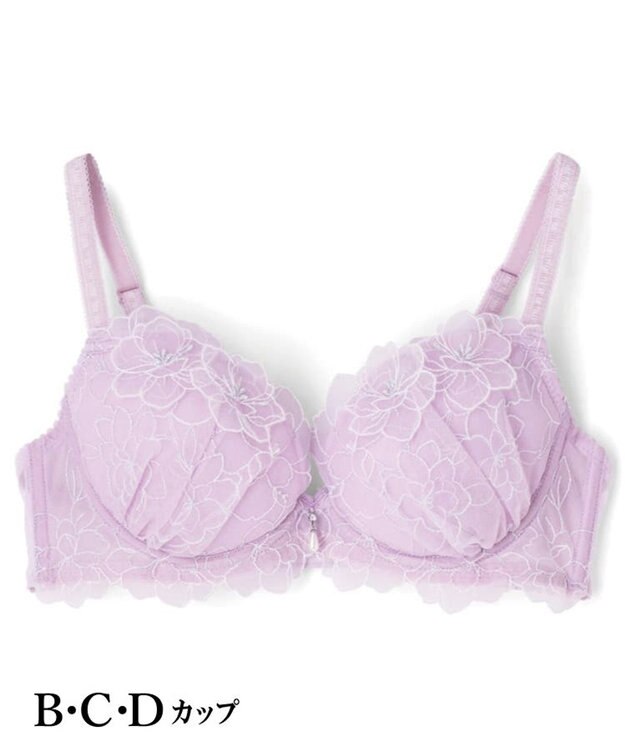 San-ai Resort（三愛水着楽園） 【SALE】エレガントコレクション【2505】単品ブラBCDカップ パープル