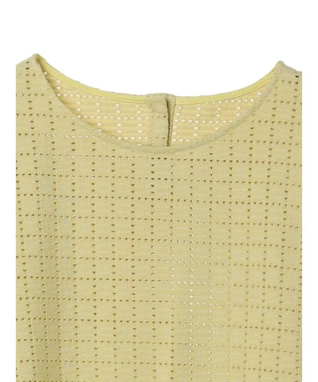 earth music&ecology ジャガードレースプルオーバー Yellow