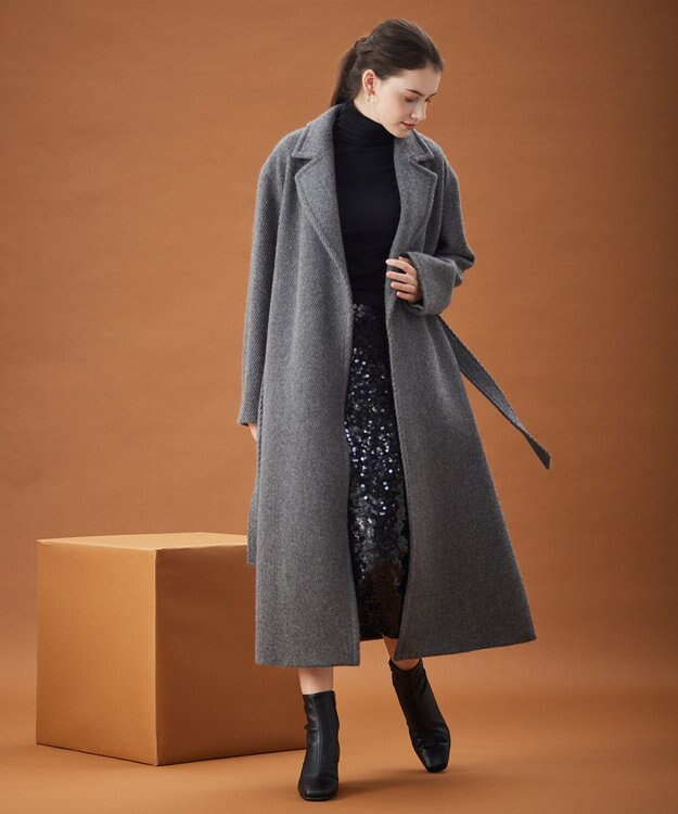 BEIGE， CUJAS / チェスターコート Gray