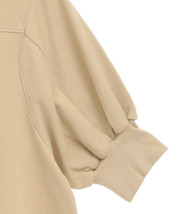 CRAFT STANDARD BOUTIQUE TC裏毛ボリュームハーフスリーブプルオーバー Beige