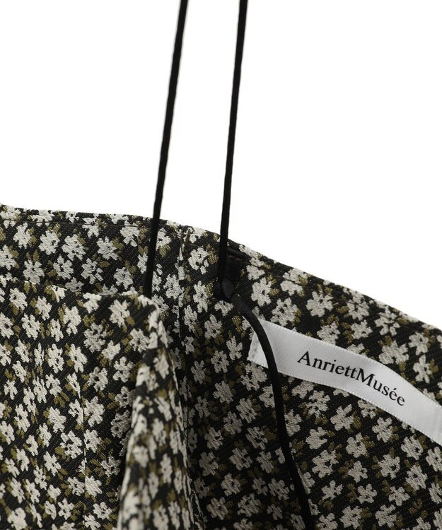 Green Parks ジャガードキャミワンピース Flower Black