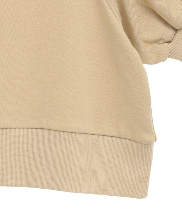 CRAFT STANDARD BOUTIQUE TC裏毛ボリュームハーフスリーブプルオーバー Beige