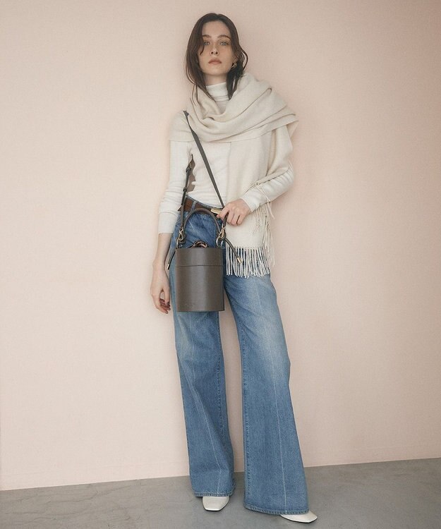 TOPKAPI 【TREASURE TOPKAPI】フェイクレザー バケツ 巾着 ショルダー バッグ トープ