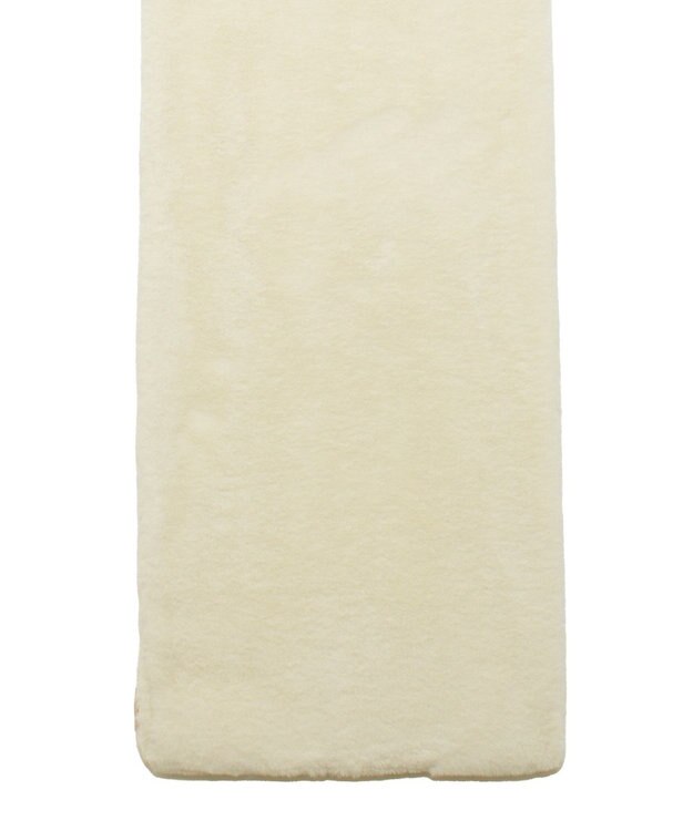 MOONBAT 【WEB限定ラッピング袋付】PAUL & JOE ACCESSOIRES フェイクファービッグリボンマフラー オフホワイト