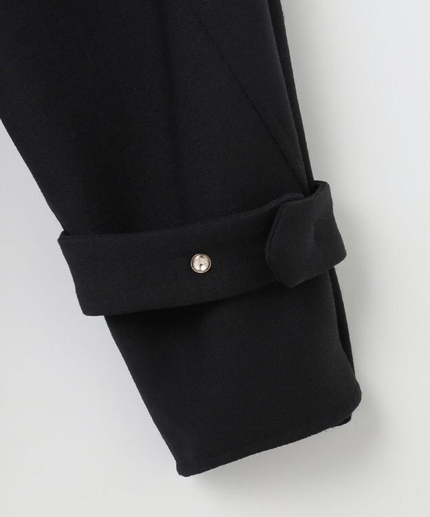 自由区 S 【カタログ掲載・Premium Collection】ウーステッドリバー トレンチコート ブラック系