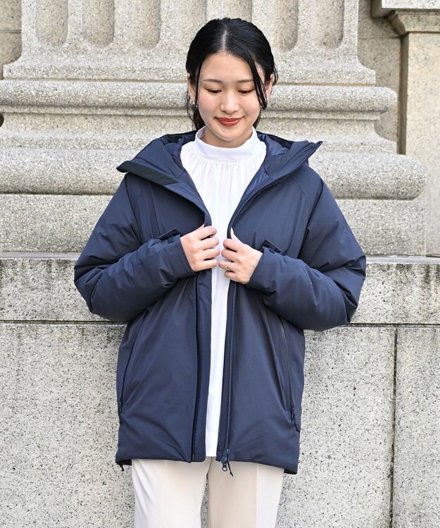 F/ACSION 【ユニセックス/防水・保温・撥水・透湿/洗える】YUKIZURI　ダウンジャケット NAVY